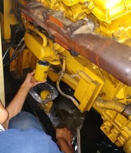 Service Genset Caterpillar 150KVA di Bandung