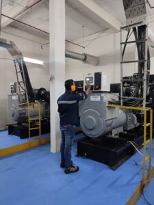 Service Genset Perkins 650KVA di Bandung